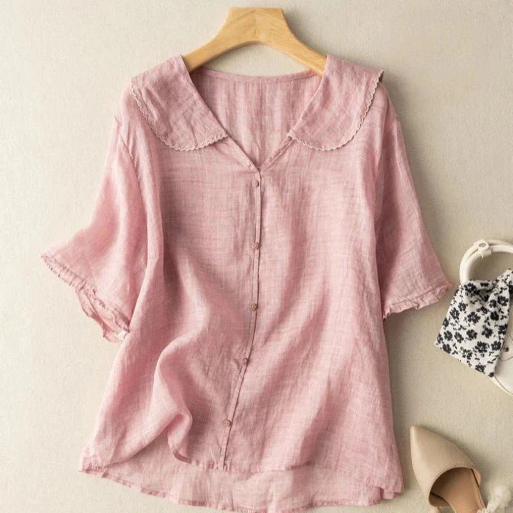 Aurora – Women's Soft Linen Blouse