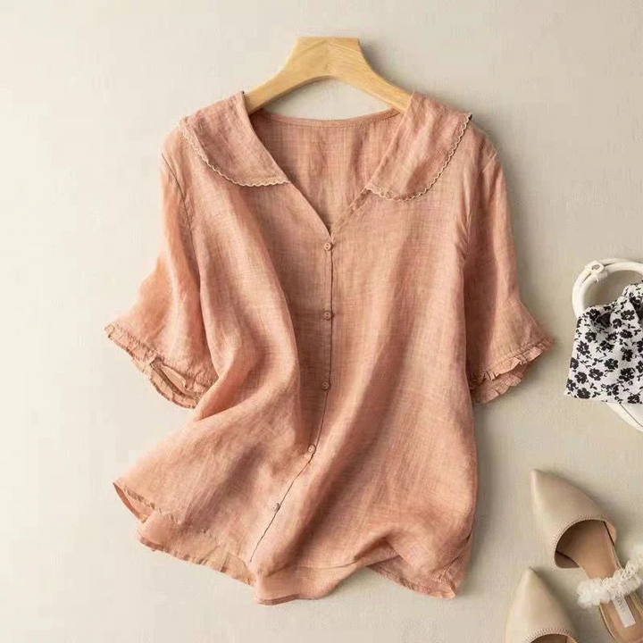 Aurora – Women's Soft Linen Blouse