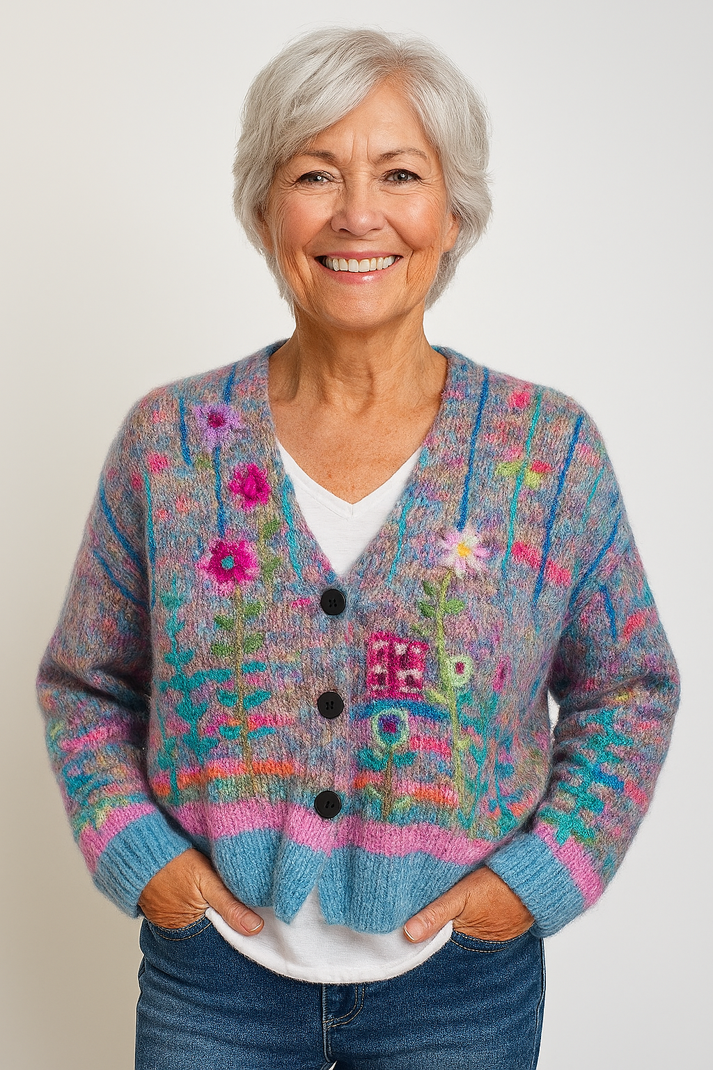 Evie™ | Bloom Knit Cardigan