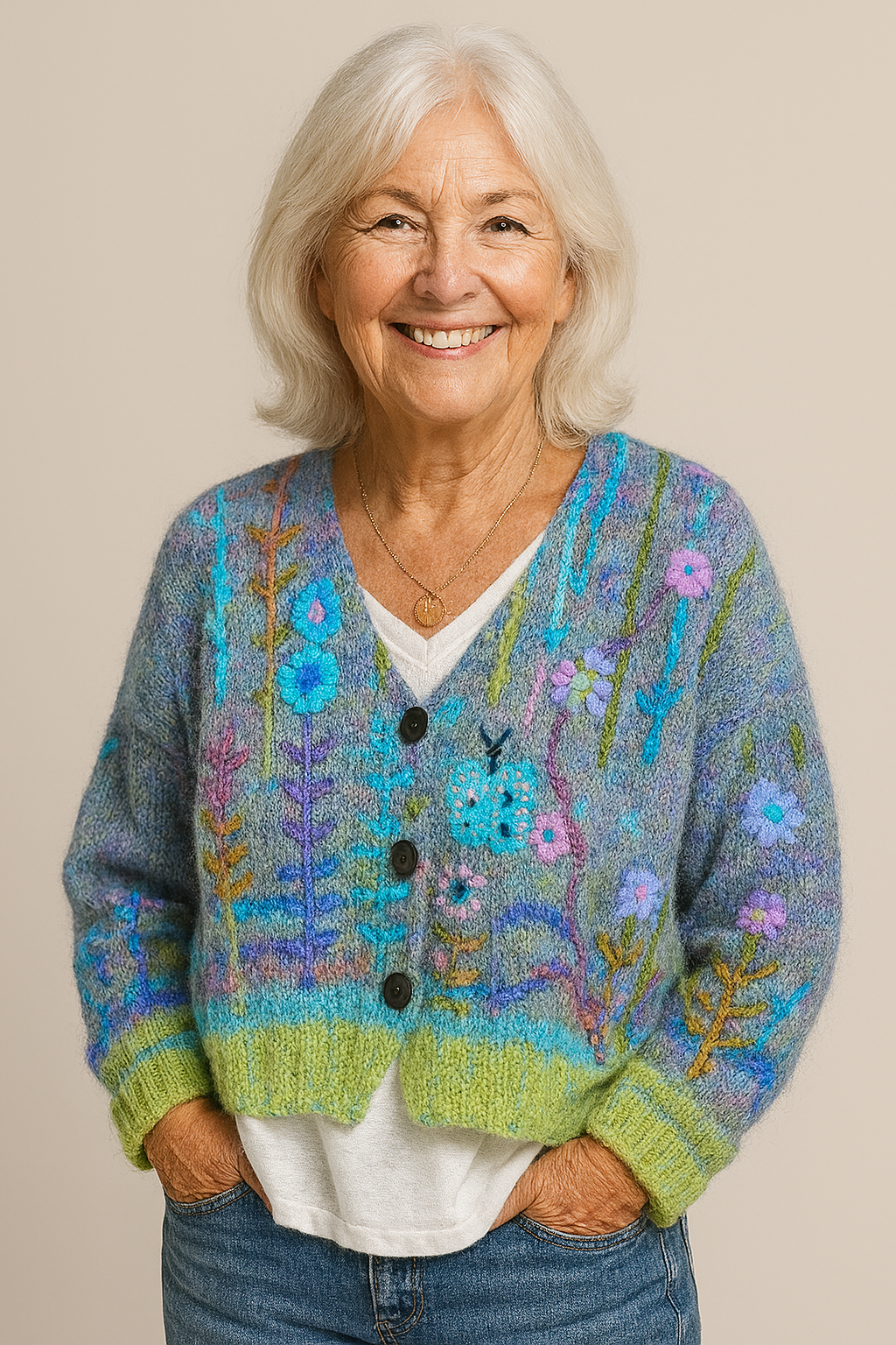 Evie™ | Bloom Knit Cardigan