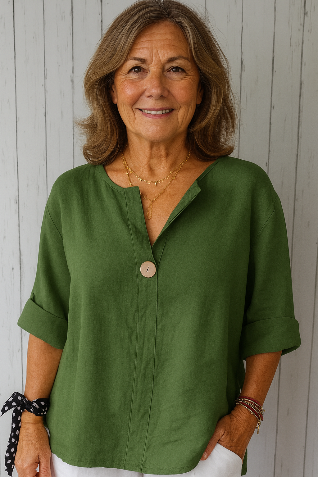 Zamma | Relaxed Linen Top