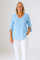 Sophie™ | Elegant blouse with V-neck and split sleeves