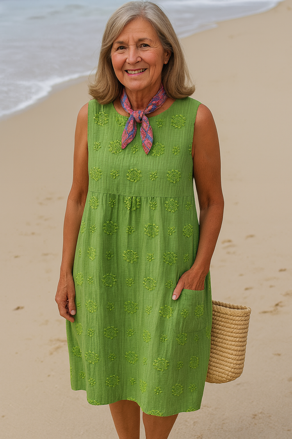 Mayalora – Elegant sleeveless cotton dress