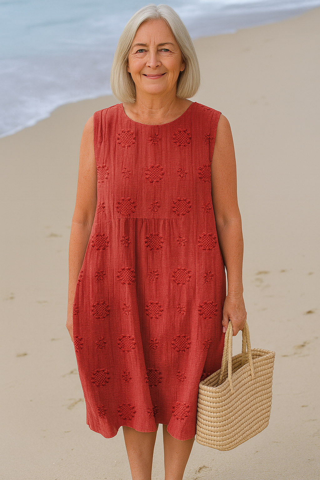 Mayalora – Elegant sleeveless cotton dress