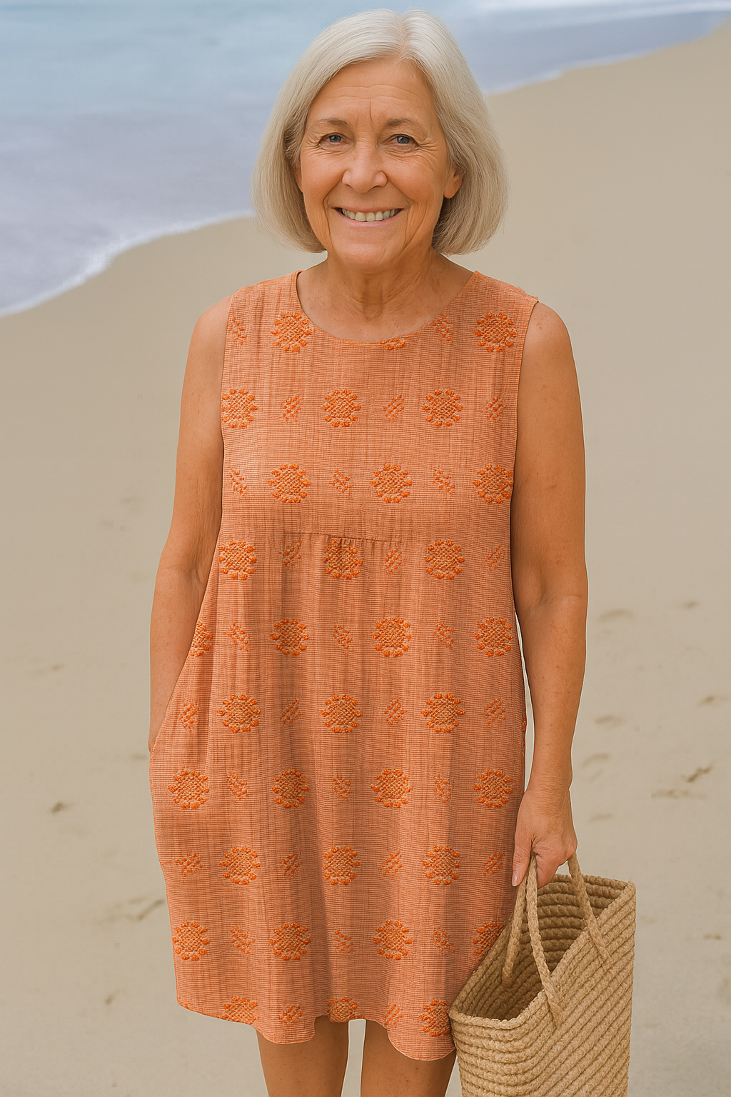 Mayalora – Elegant sleeveless cotton dress