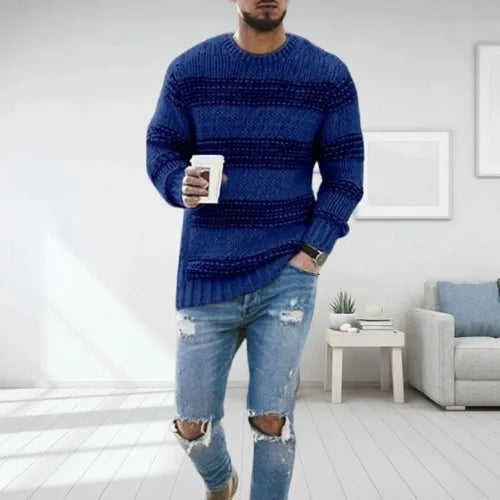 Darien™ – Striped Chunky Knit Sweater