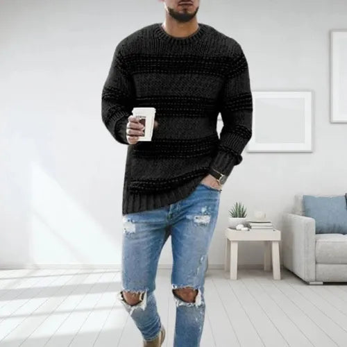 Darien™ – Striped Chunky Knit Sweater