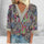 Amelina™ - Boho Blouse With Floral Patterns And Long Sleeves