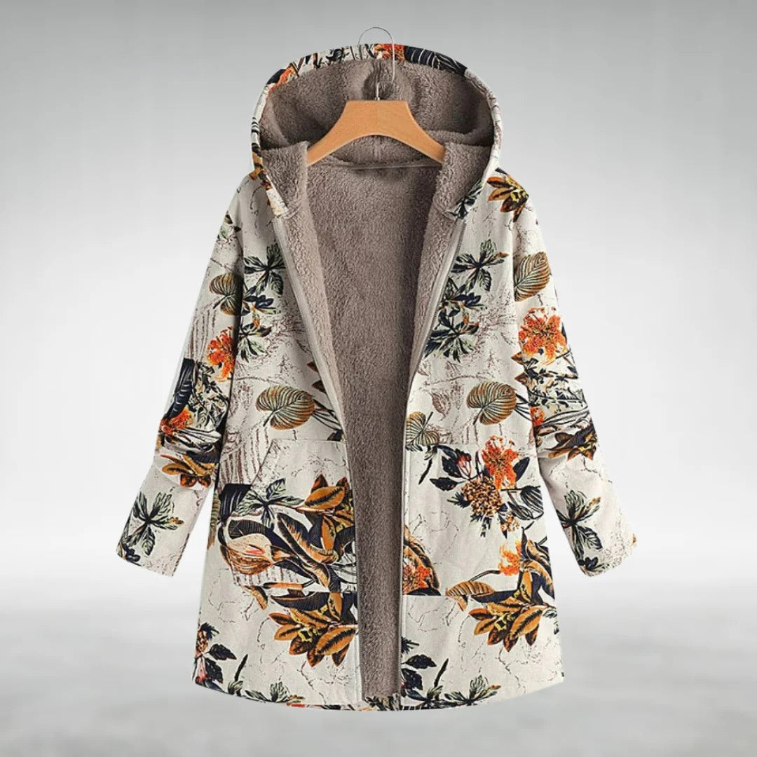 Mira™ - Trendy Floral Fleece Jacket