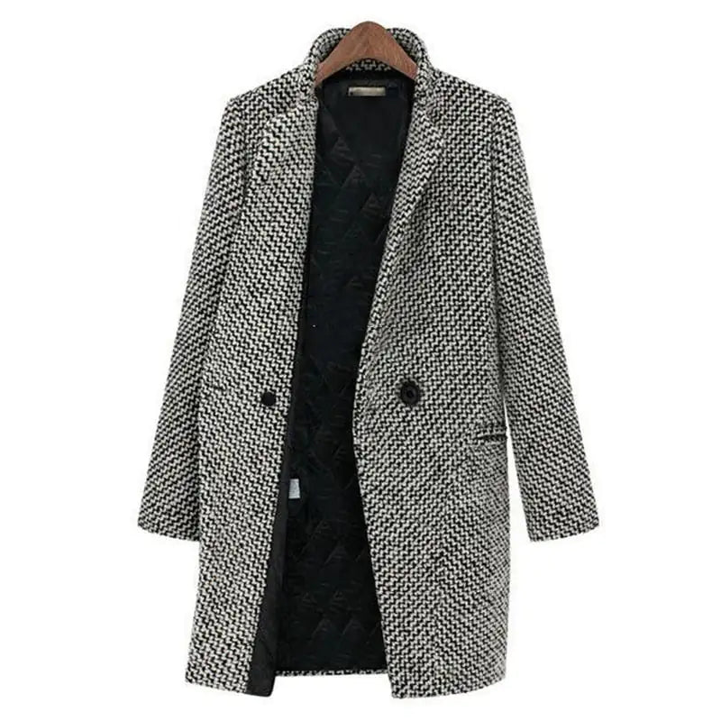 Sybil Elegant Long Wool Coat