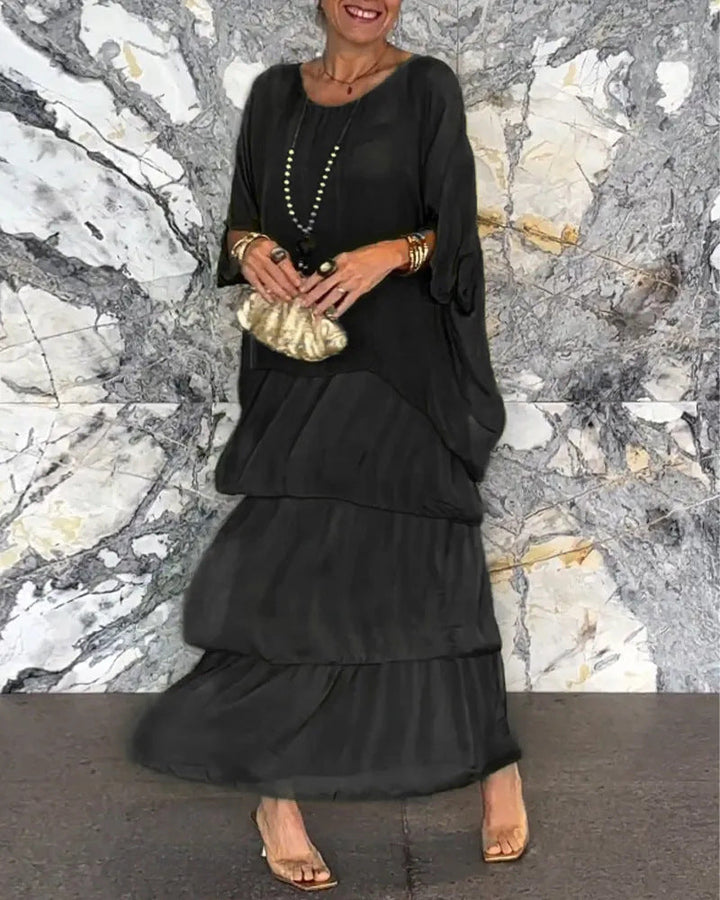 MeadowWhisper™ - Chiffon Wrap Dress