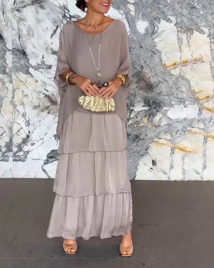 MeadowWhisper™ - Chiffon Wrap Dress
