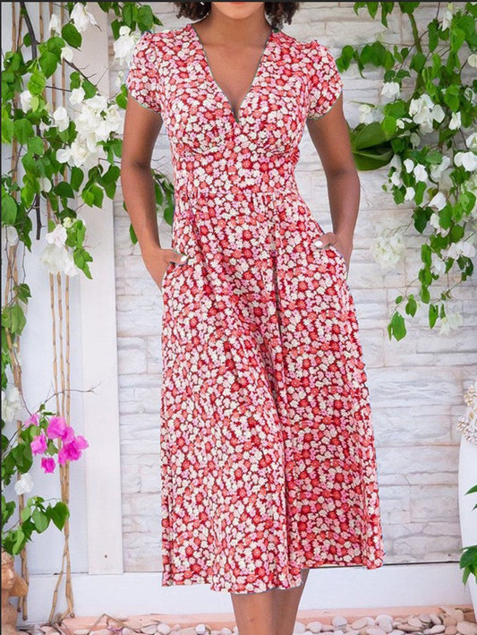 Fienna – Buttoned Midi Dress