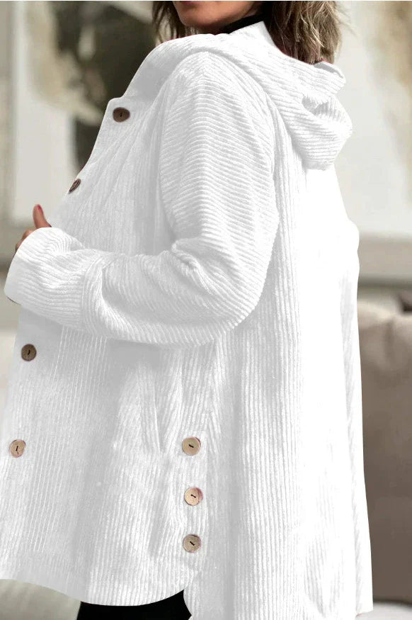 Cordia™ | Cozy Corduroy Hooded Jacket