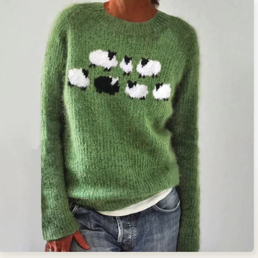 Amelie | Retro Knitted Jumper