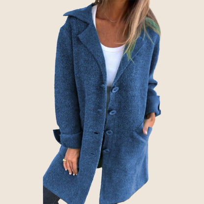 Sofia – Soft coat with buttons