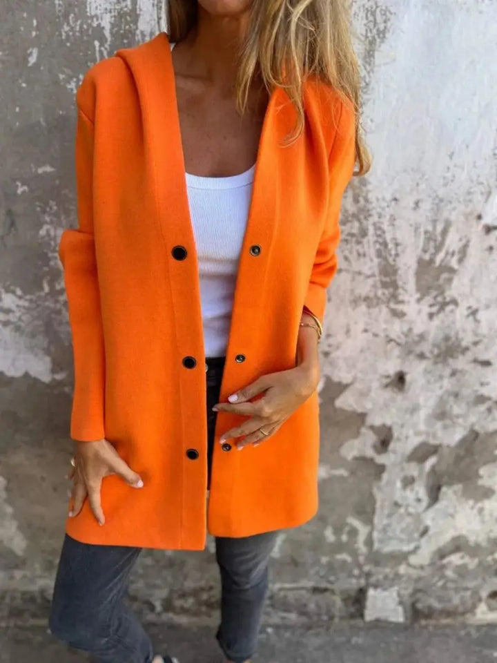 Nikky - Long Sleeve Button Coat