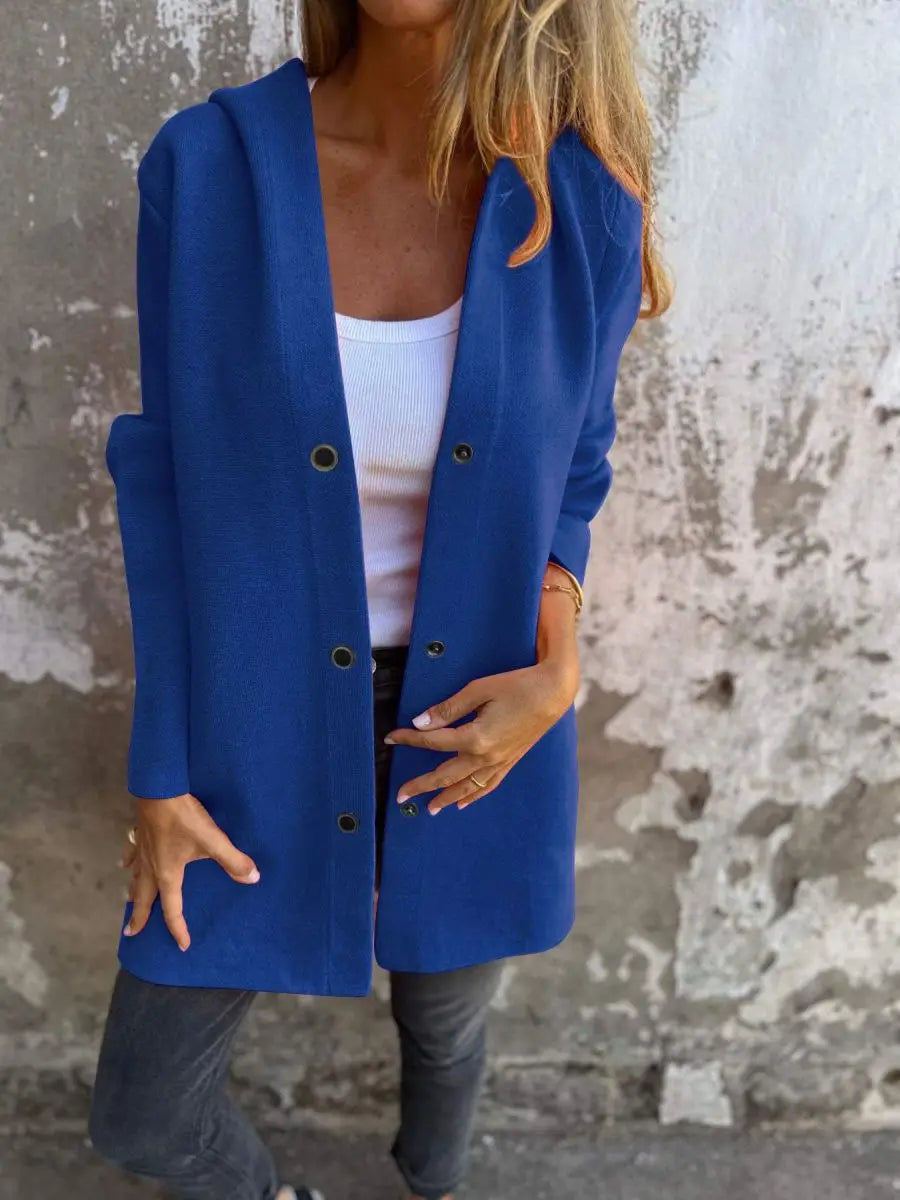 Nikky - Long Sleeve Button Coat