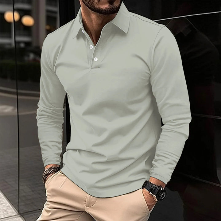 Ysmar – Long-sleeve polo shirt