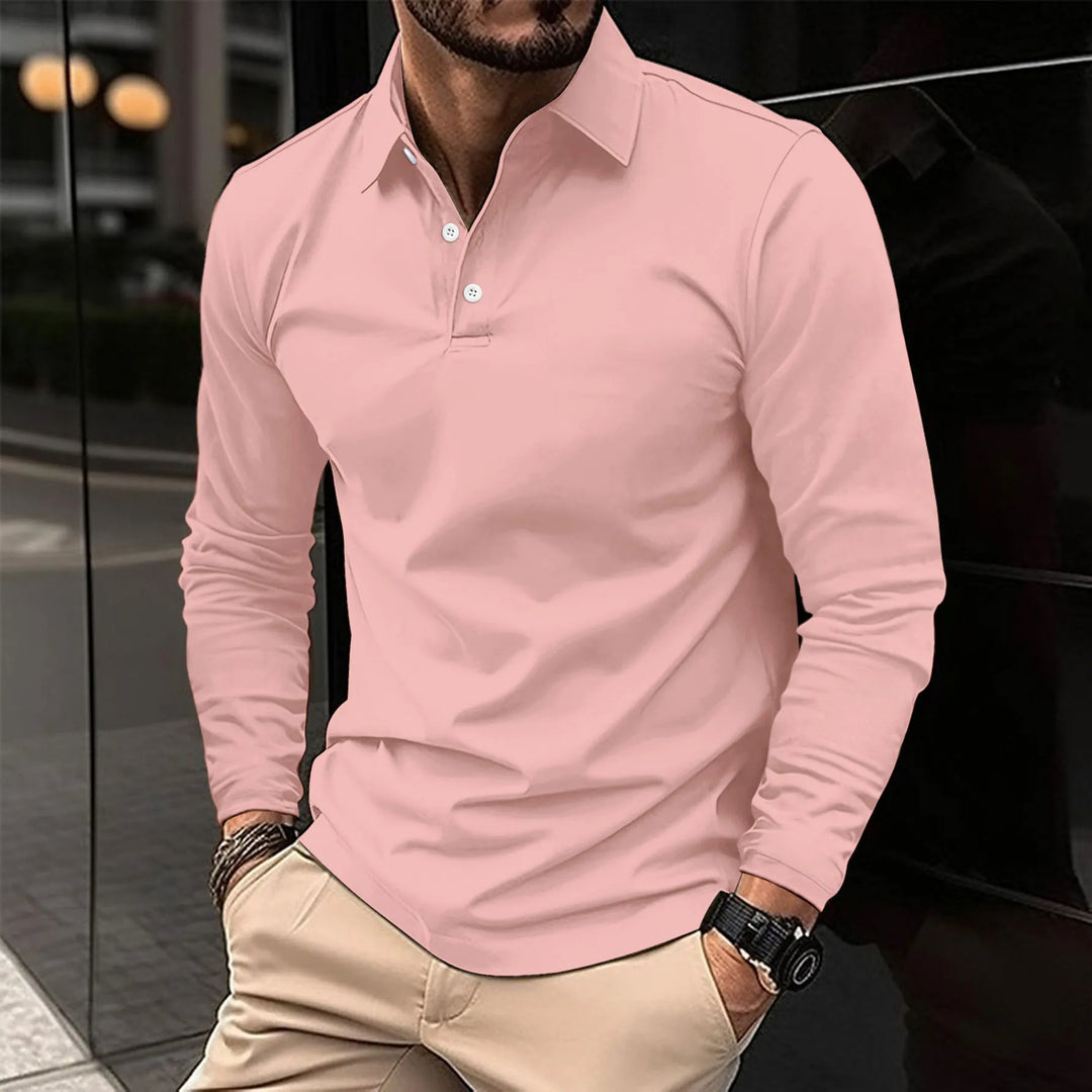 Ysmar – Long-sleeve polo shirt