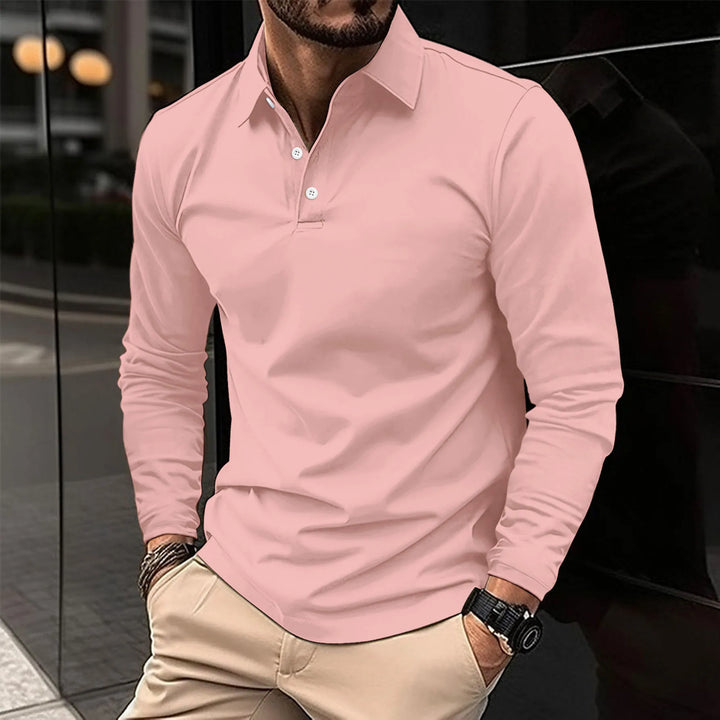 Ysmar – Long-sleeve polo shirt
