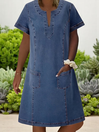 Julia - Soft Denim Dress