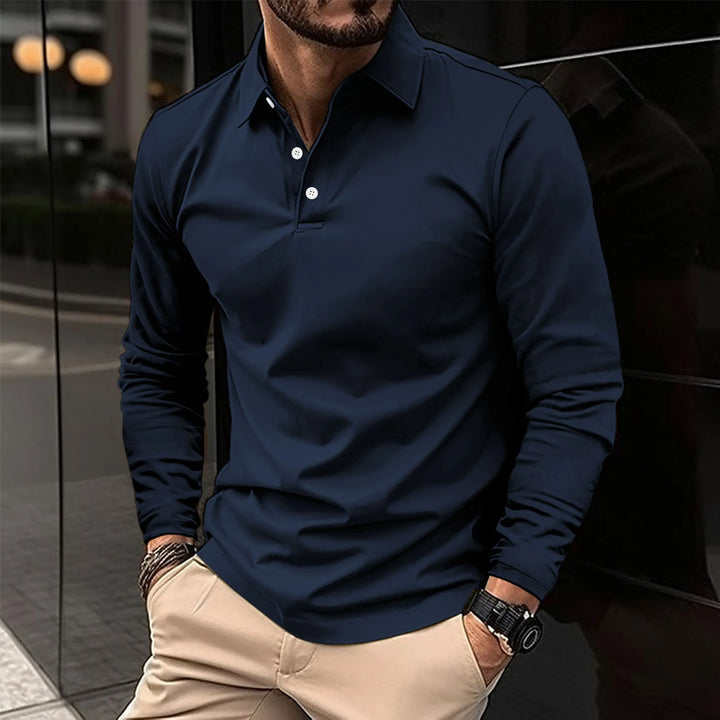 Ysmar – Long-sleeve polo shirt