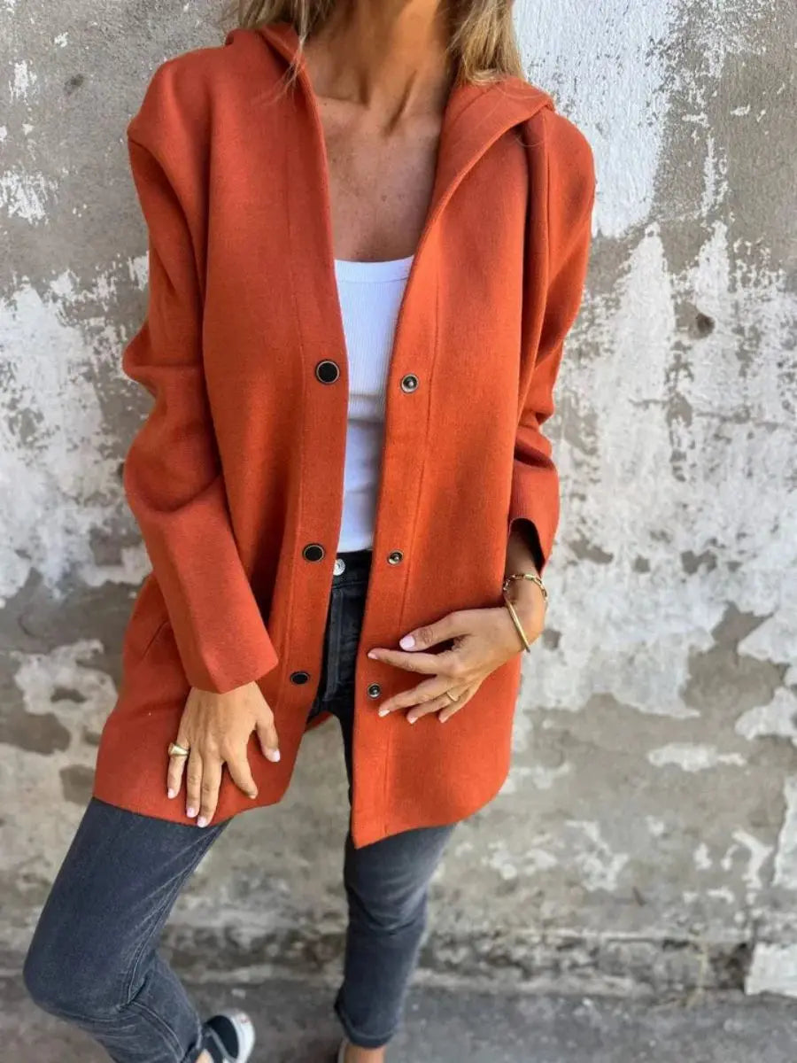 Nikky - Long Sleeve Button Coat