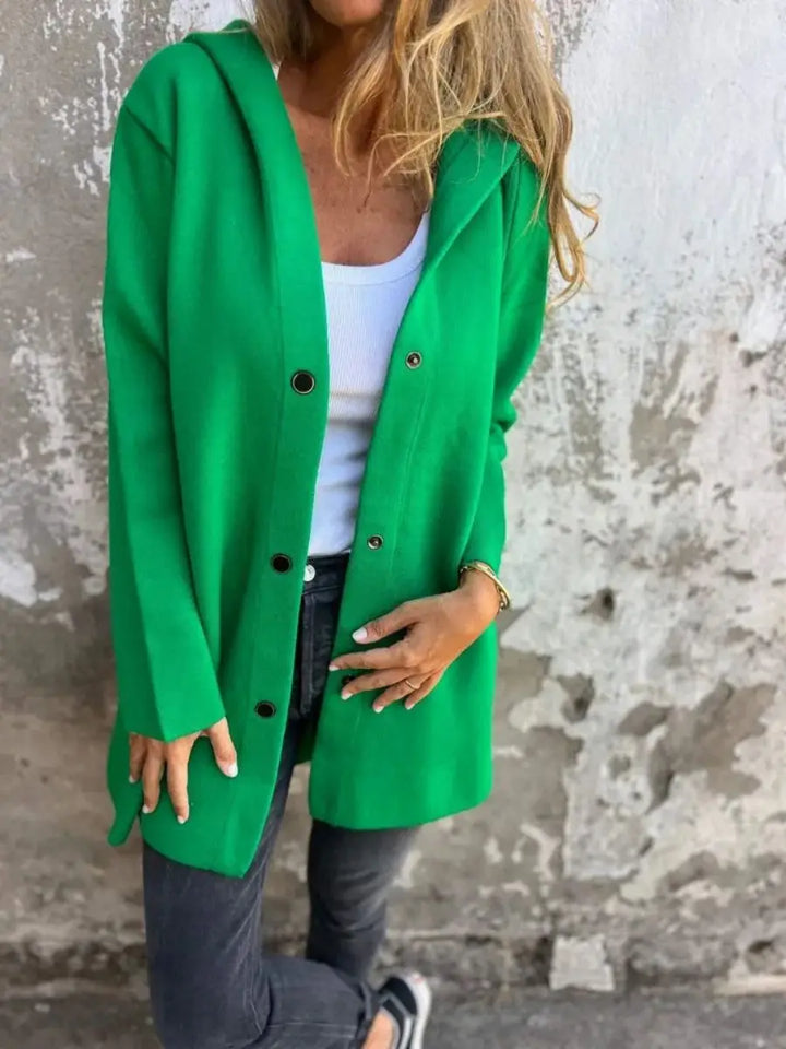 Nikky - Long Sleeve Button Coat