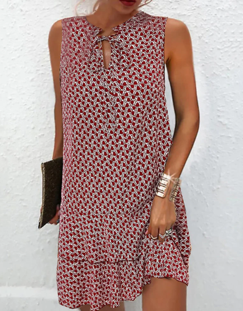 Jazmin-Elegant sleeveless dress