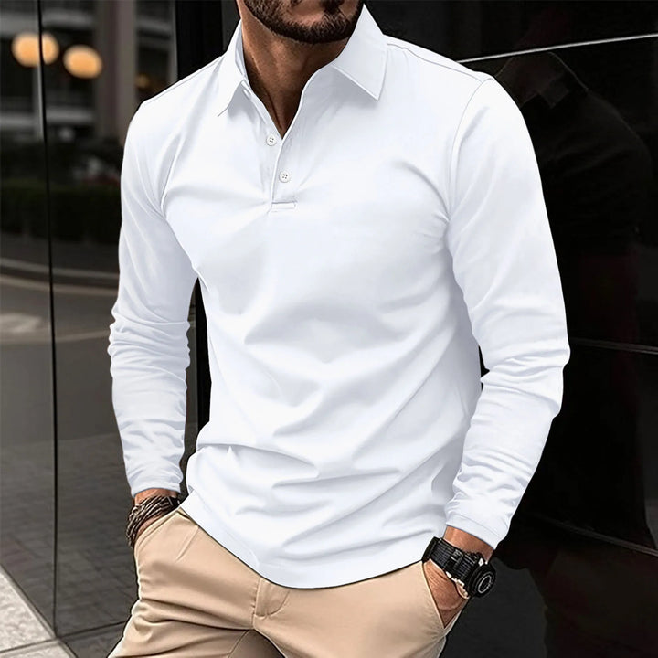 Ysmar – Long-sleeve polo shirt