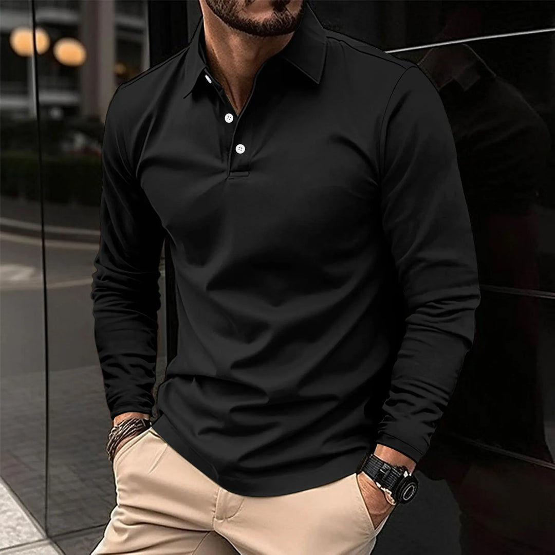 Ysmar – Long-sleeve polo shirt