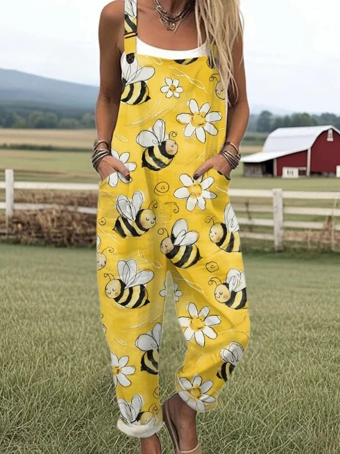 Karo - Lightweight Vintage Jumpsuit