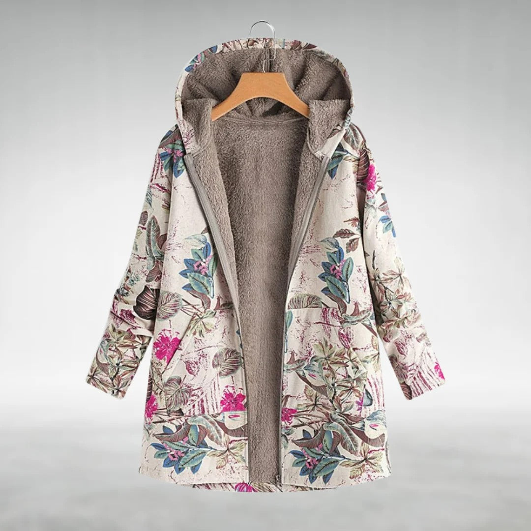 Mira™ - Trendy Floral Fleece Jacket