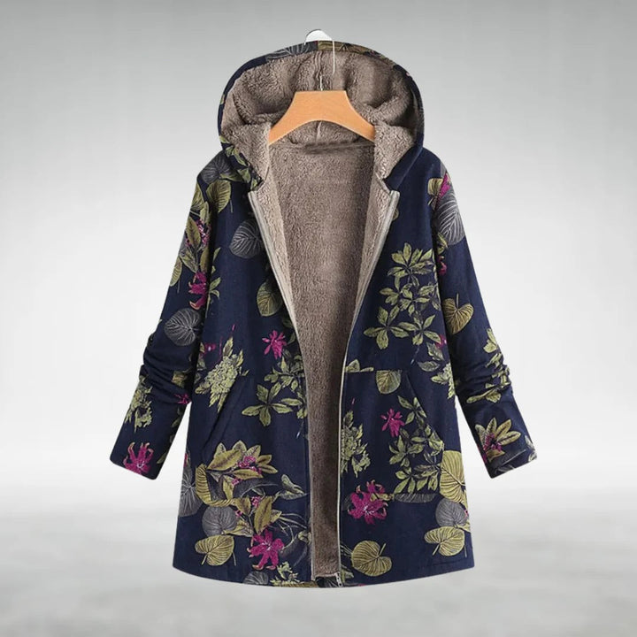 Mira™ - Trendy Floral Fleece Jacket