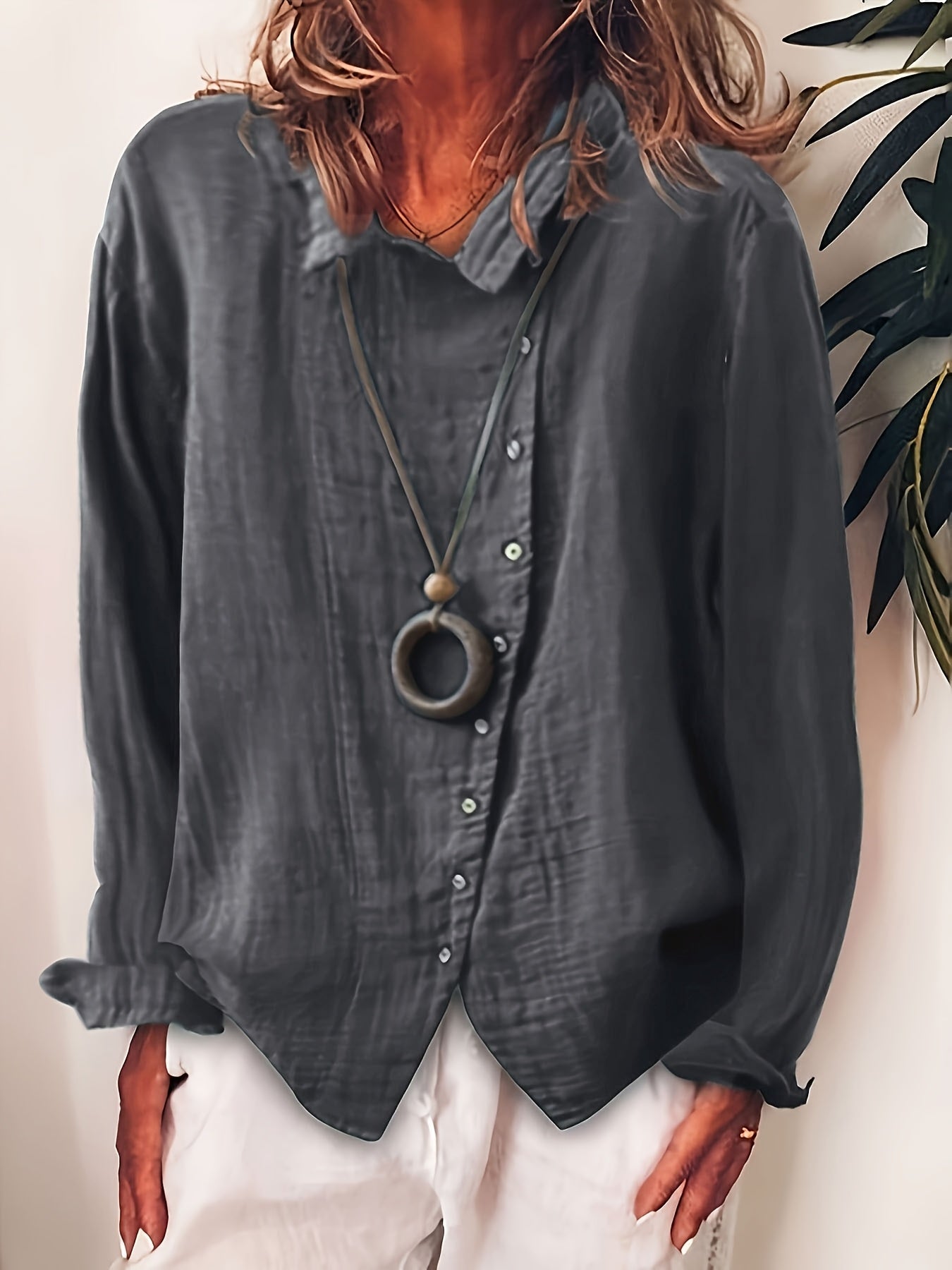 Paige - Long Sleeve Button Up Shirt