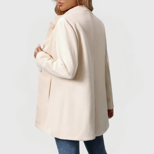 Clara | Timeless Button Detail Coat