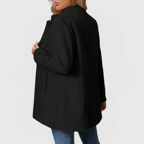 Clara | Timeless Button Detail Coat