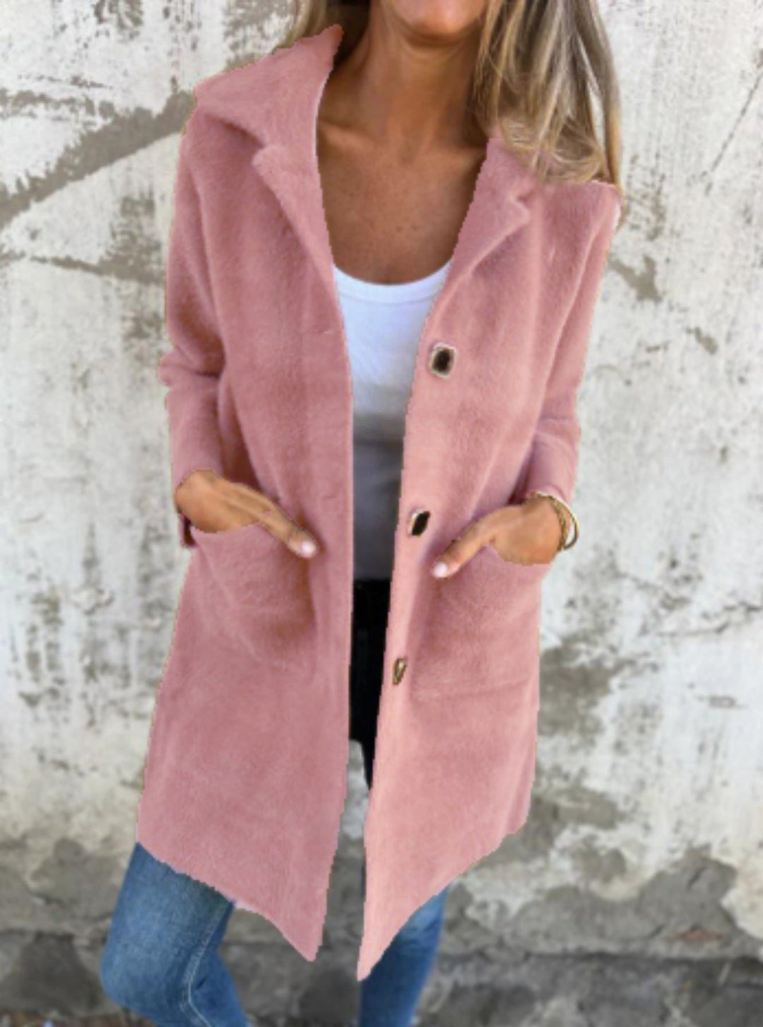 Angelika™ | Buttoned Wool Jacket