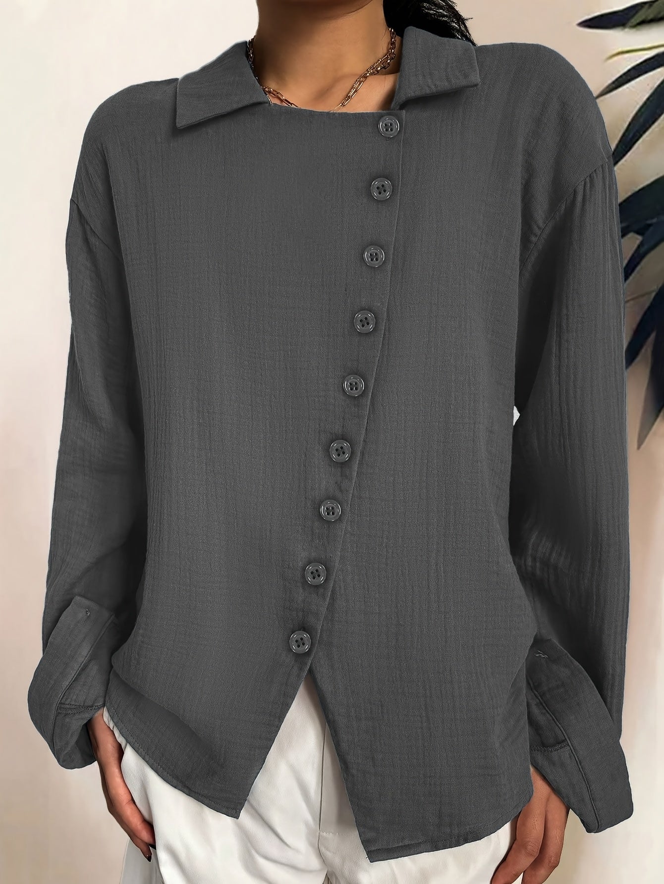 Paige - Long Sleeve Button Up Shirt