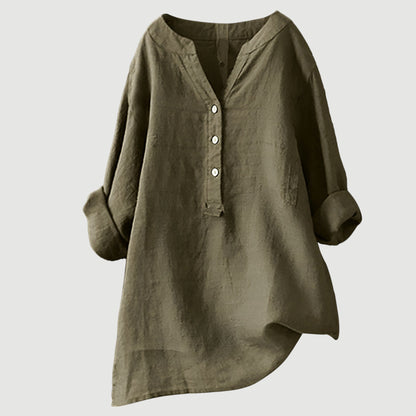 Freja™ – Airy and Comfortable Shirt with Buttons