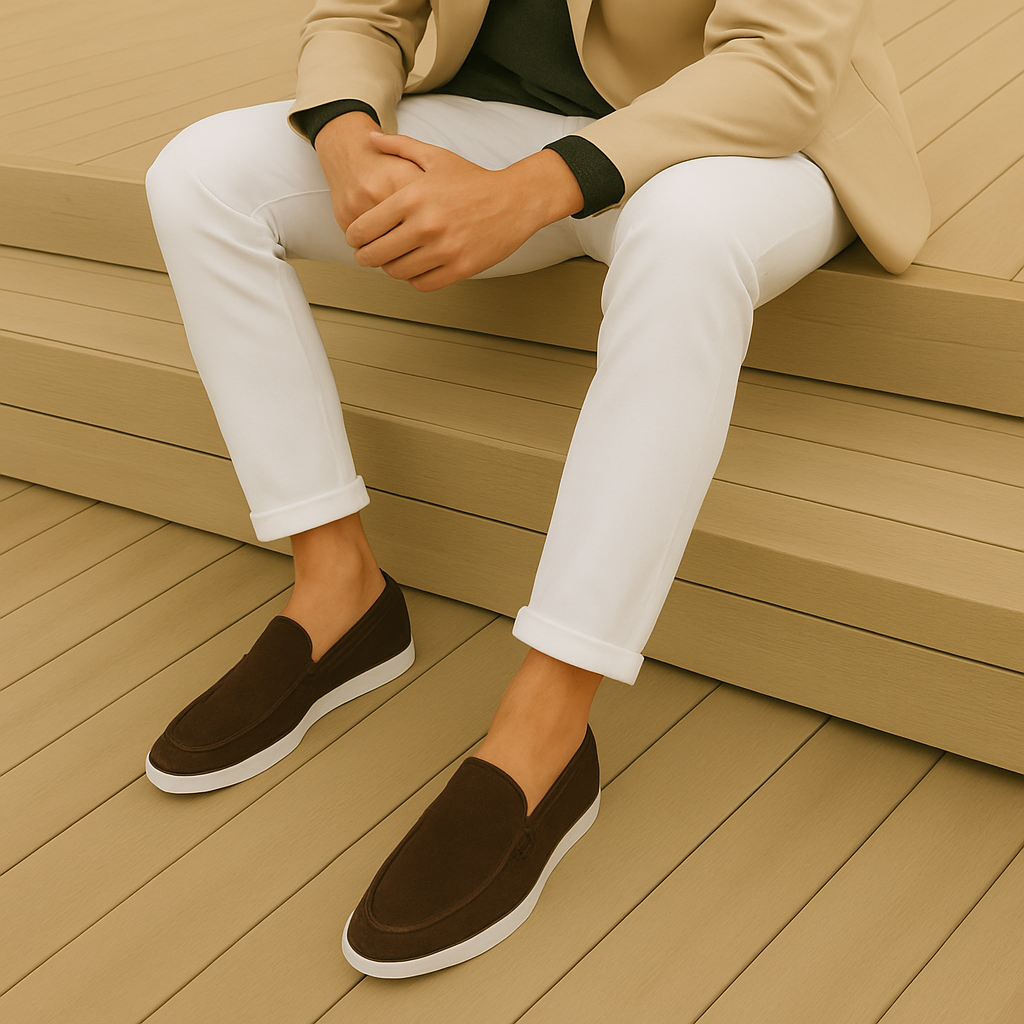 Gairo - Elegante suède loafers
