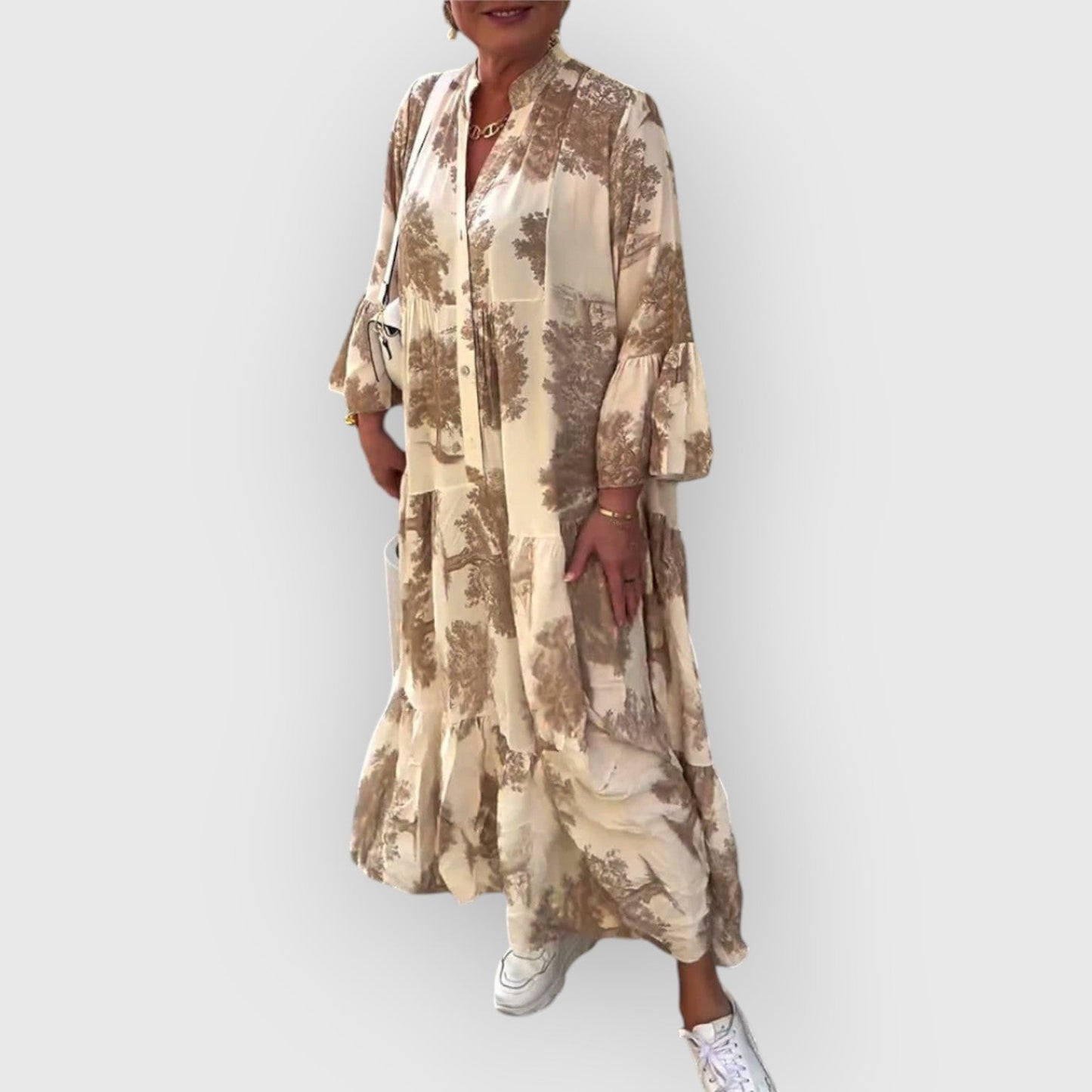 Clarien™ | Floral Maxi Dress