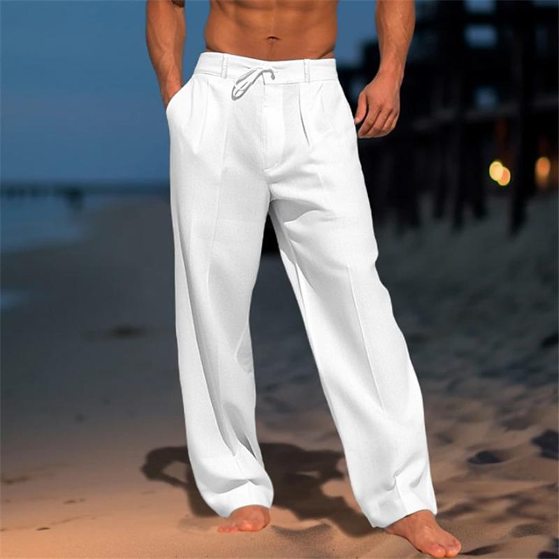 Jens™ | Single-color linen pants