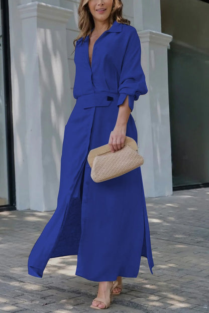 Jeanette | V-Neck Maxi Dress