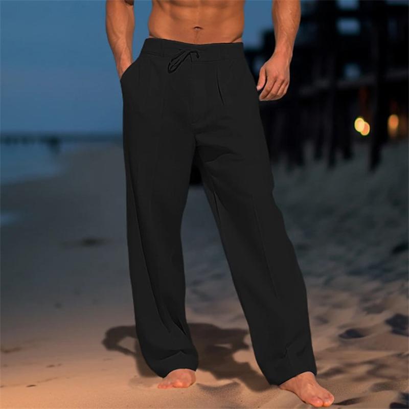 Jens™ | Single-color linen pants