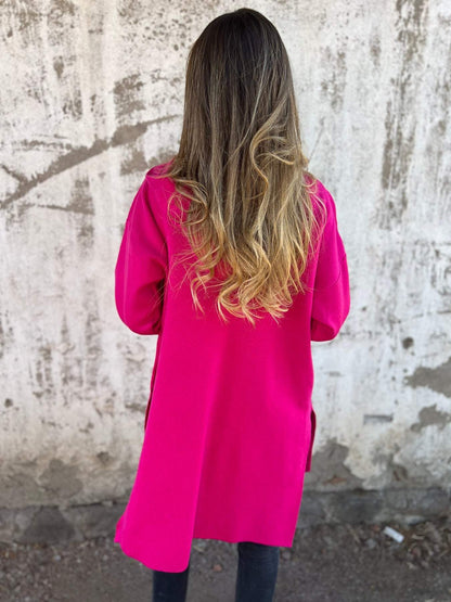 Elaris | Elegant One-Colour Cardigan with Zipper