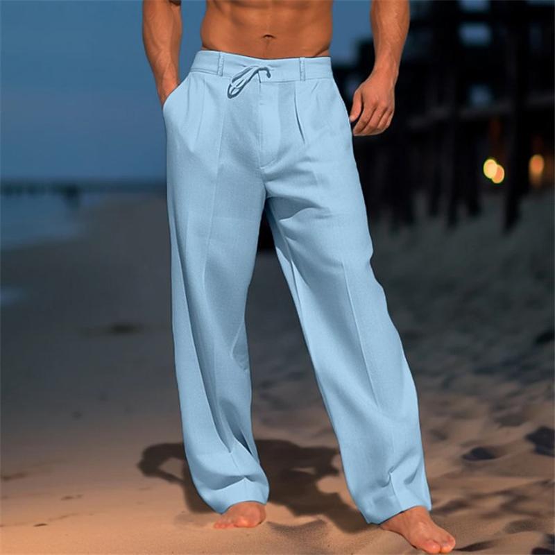 Jens™ | Single-color linen pants