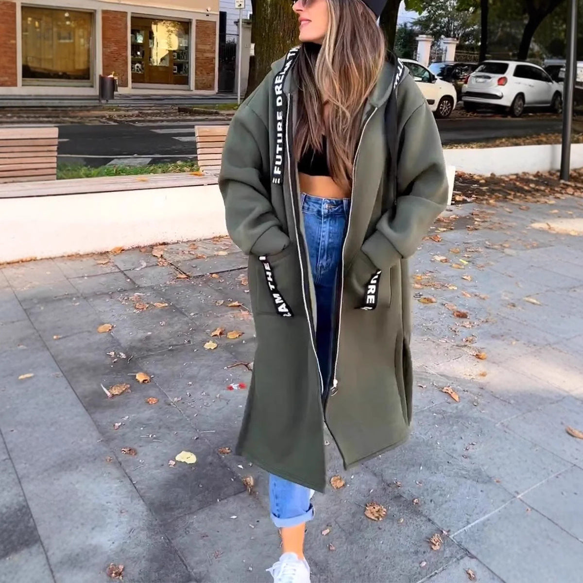 Marta – Oversized Comfort Hoodie Coat