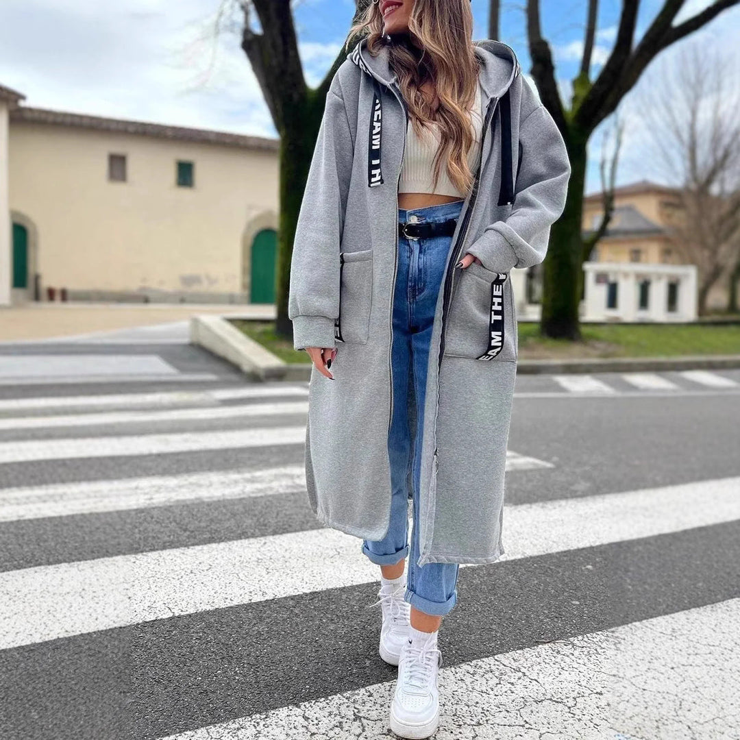 Marta – Oversized Comfort Hoodie Coat